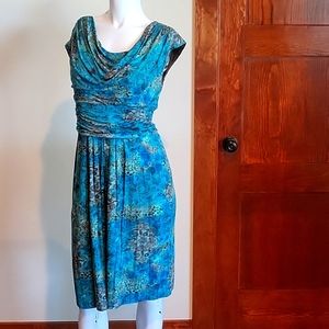 Perceptions New York Size 10.  Gorgeous green and blue color